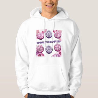 Spirally Unexpected - Retro Comic Anxiety Humour Hoodie