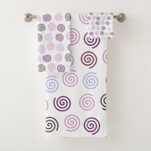 Spirals bath towel set