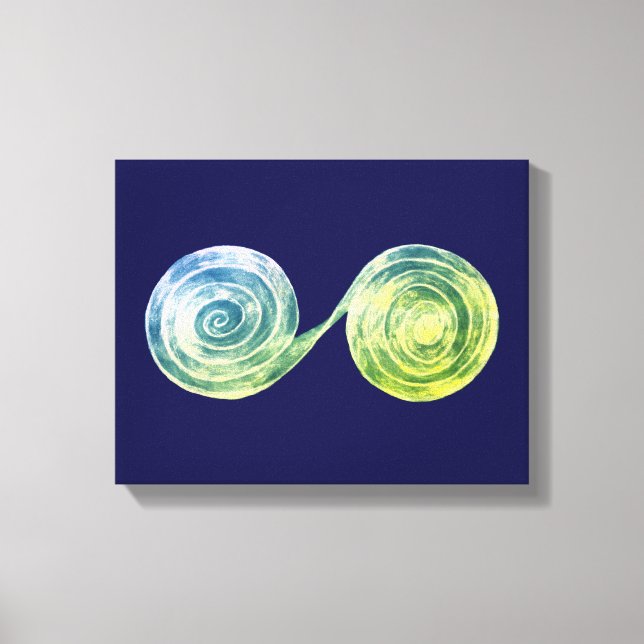 Spirals Canvas Print (Front)
