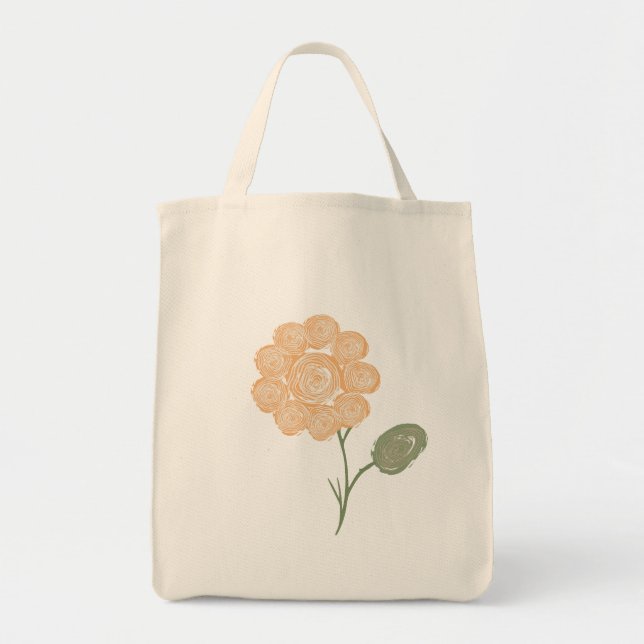 Spirals of Blooming Energy Tote Bag (Front)