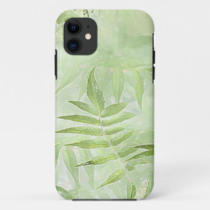 Spirea Leaves - Digital Art iPhone 11 Case
