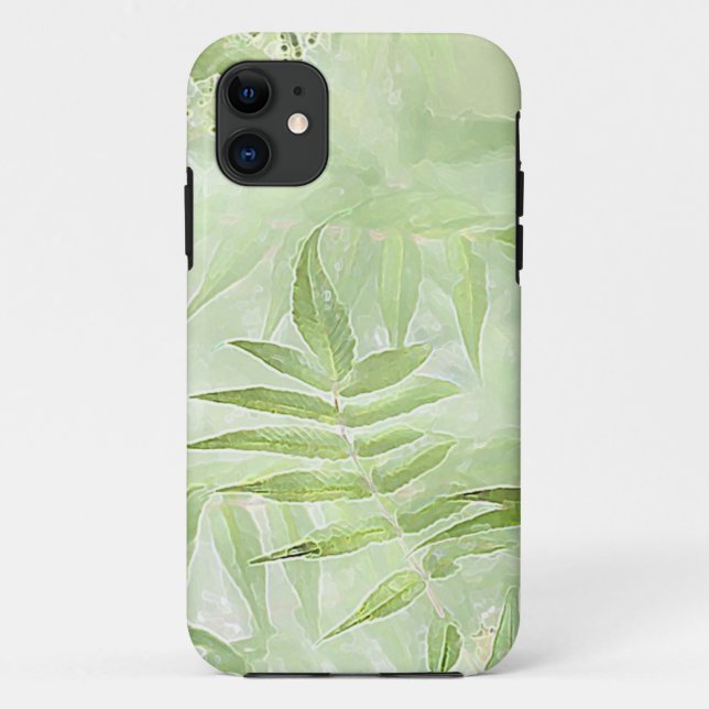 Spirea Leaves - Digital Art Case-Mate iPhone Case (Back)