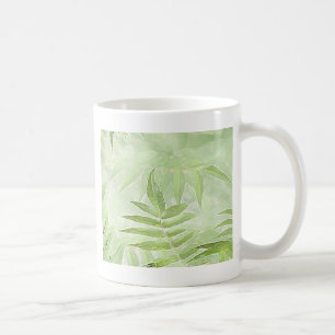 Spirea Leaves - Digital Art Coffee Mug