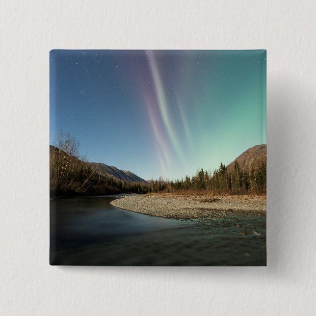 Spires Aurora 15 Cm Square Badge (Front)