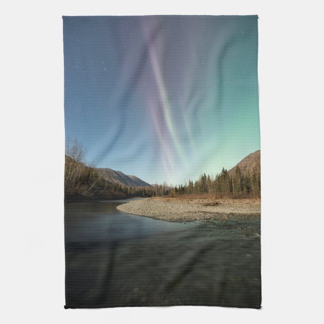 Spires Aurora Tea Towel (Vertical)