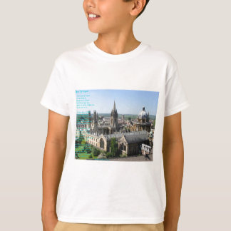 Spires of Oxford poem by: Winifried Mabel Letts T-Shirt