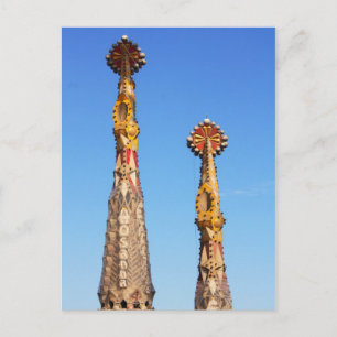 Spires of Sagrada Familia Postcard