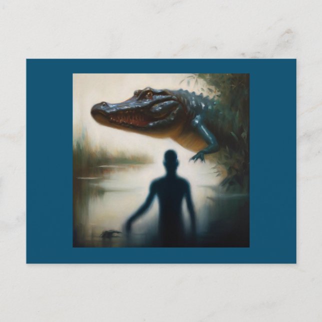 Spirit Animal Alligator 2 Postcard (Front)