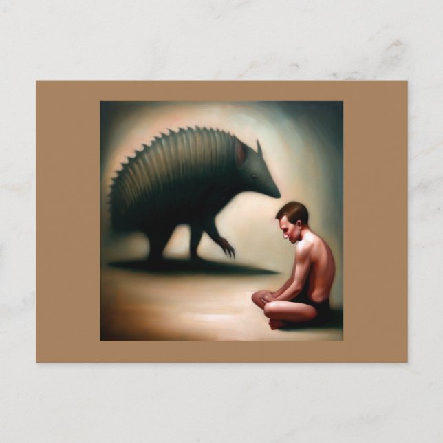Spirit Animal Armadillo 1 Postcard (Front)