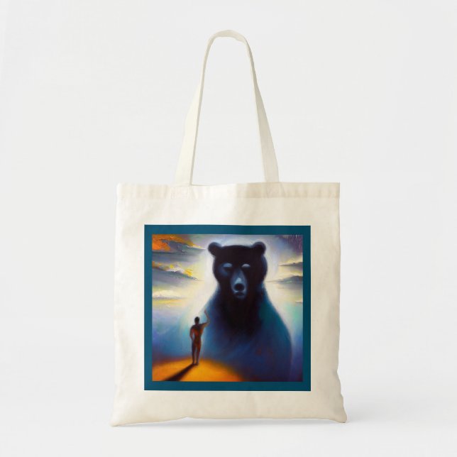 Spirit Animal Bear 2 Tote Bag (Front)