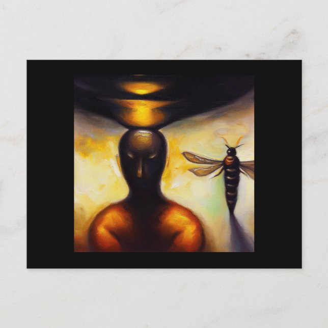 Spirit Animal Bee 3 Postcard (Front)