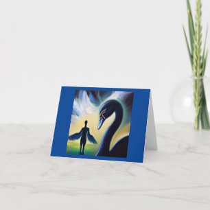 Spirit Animal Black Swan 4 Card