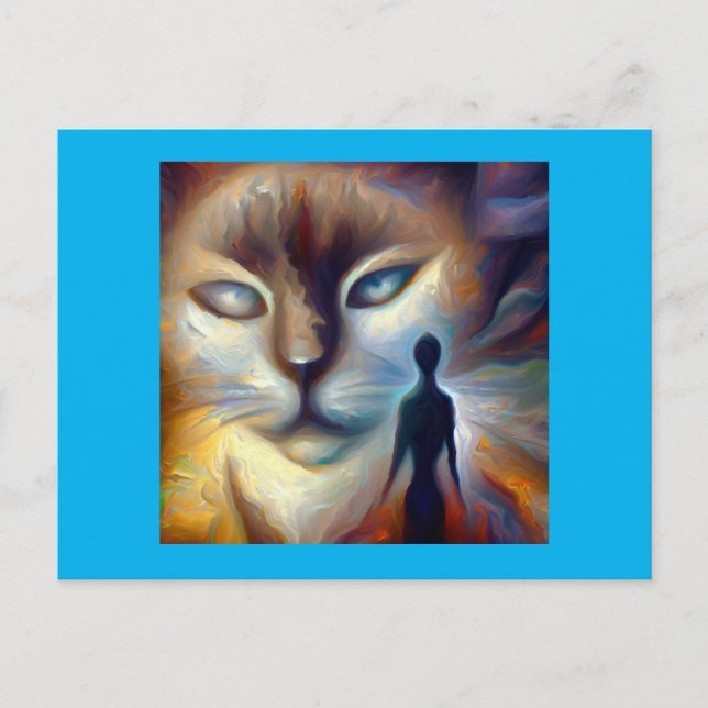 Spirit Animal Cat 3 Postcard (Front)
