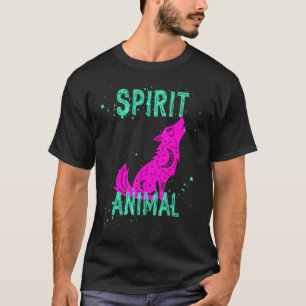 Spirit Animal Celestial Wolf Animals Comfort Cute T-Shirt