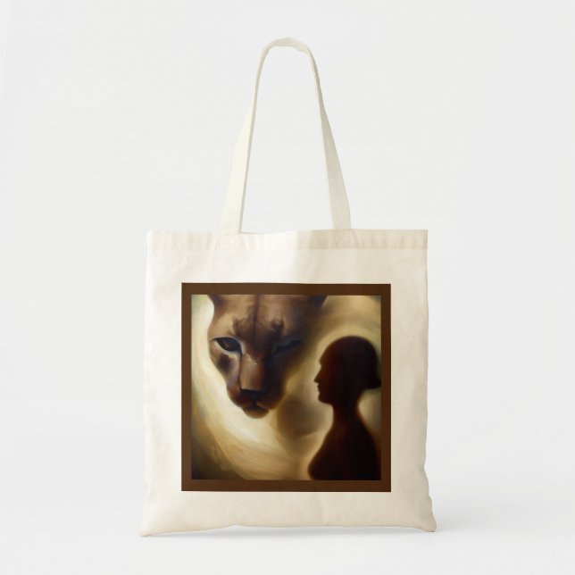 Spirit Animal Cougar 1 Tote Bag (Front)