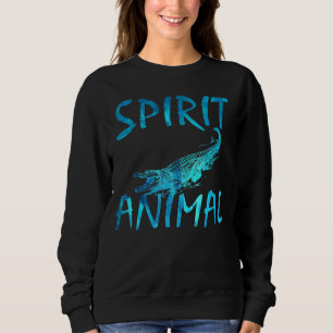 Spirit Animal Crocodile Alligator For Men Women Sweatshirt