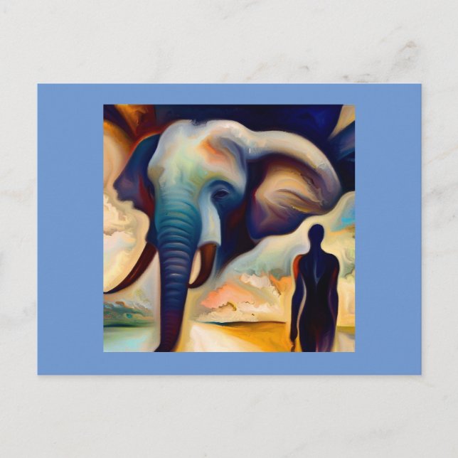 Spirit Animal Elephant 2 Postcard (Front)