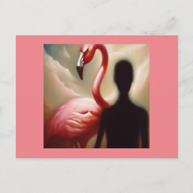 Spirit Animal Flamingo 2 Postcard (Front)