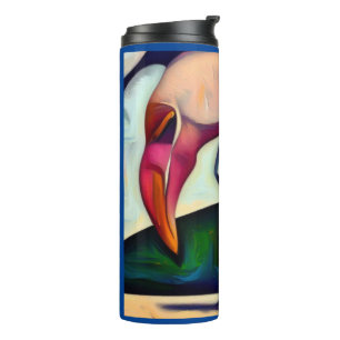 Spirit Animal Flamingo 3 Thermal Tumbler