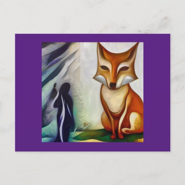 Spirit Animal Fox 2 Postcard (Front)