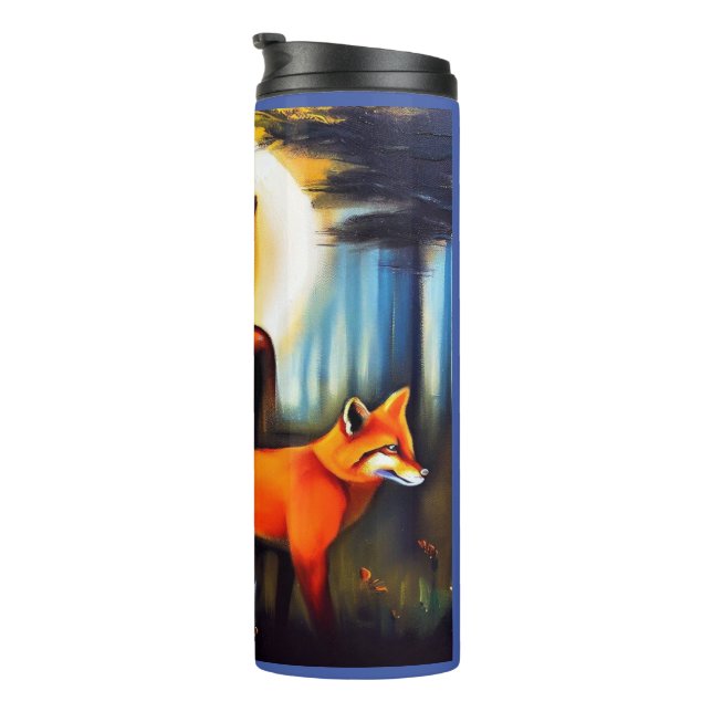 Spirit Animal Fox 3 Thermal Tumbler (Rotated Right)