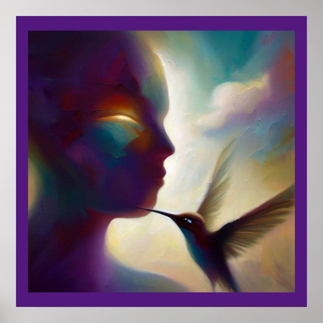 Spirit Animal Hummingbird 1 Poster (Front)