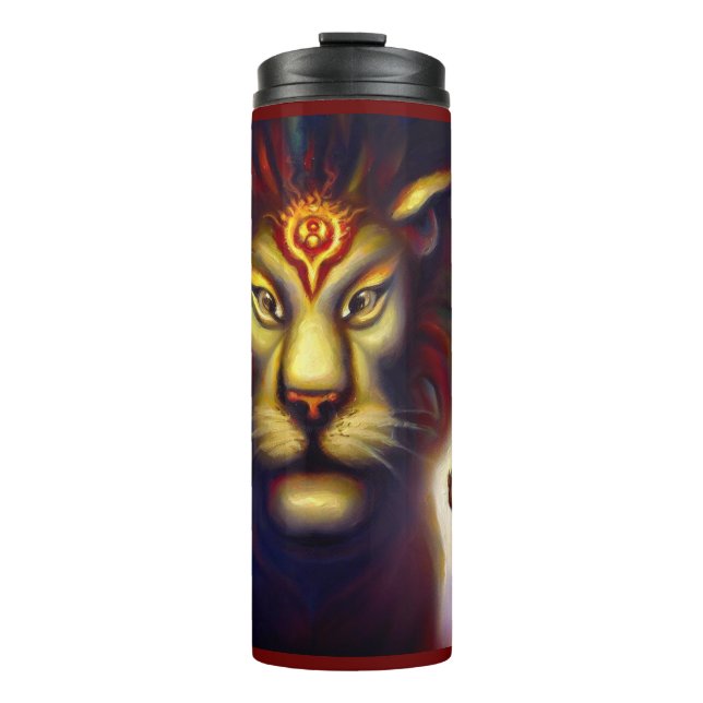 Spirit Animal Lion 4 Thermal Tumbler (Front)