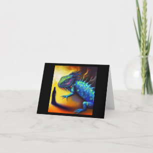 Spirit Animal Lizard 3 Card