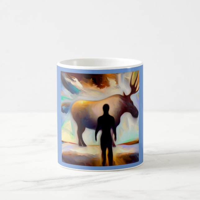 Spirit Animal Moose 3 Coffee Mug (Center)