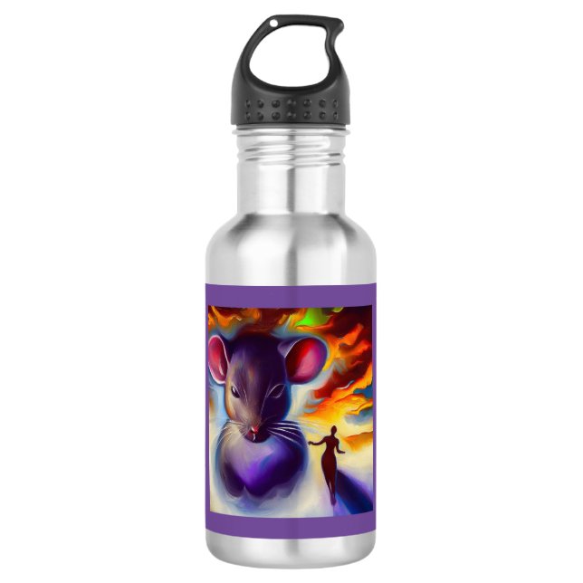 Spirit Animal Mouse 2 532 Ml Water Bottle (Front)
