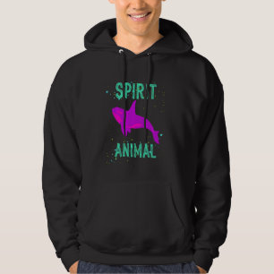 Spirit Animal Orca Whale Lover Animals Comfort Cut Hoodie