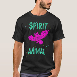 Spirit Animal Owl Lover Pink Animals Comfort Cute T-Shirt