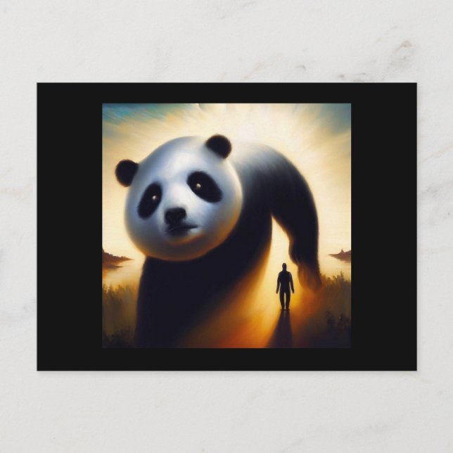 Spirit Animal Panda 3 Postcard (Front)