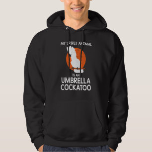 Spirit Animal Parrot Umbrella Cockatoo Hoodie