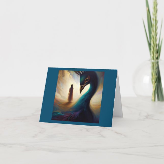 Spirit Animal Peacock 2 Card (Front)