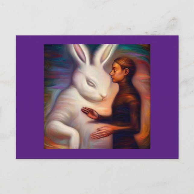 Spirit Animal Rabbit 1 Postcard (Front)