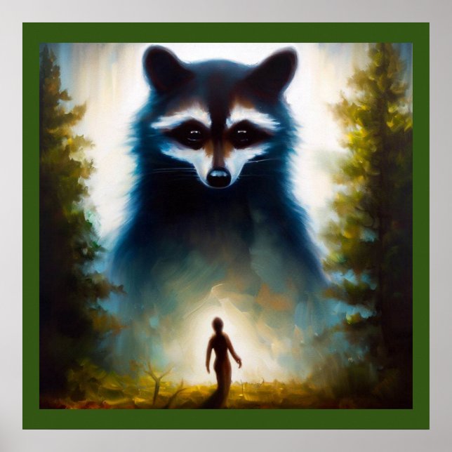 Spirit Animal Racoon 2 Poster (Front)