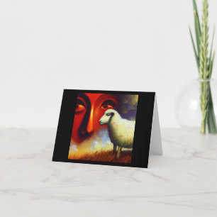 Spirit Animal Sheep 3 Card