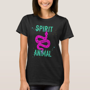 Spirit Animal Snake Lover Pink Animals Comfort Cut T-Shirt