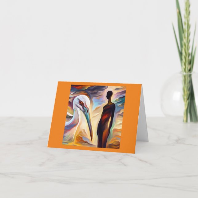 Spirit Animal Stork 2 Card (Front)
