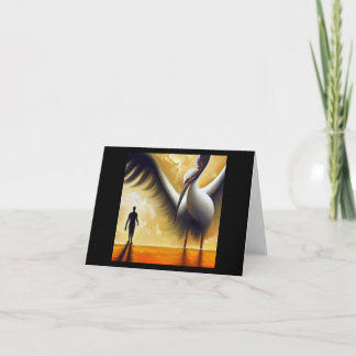 Spirit Animal Stork 3 Card