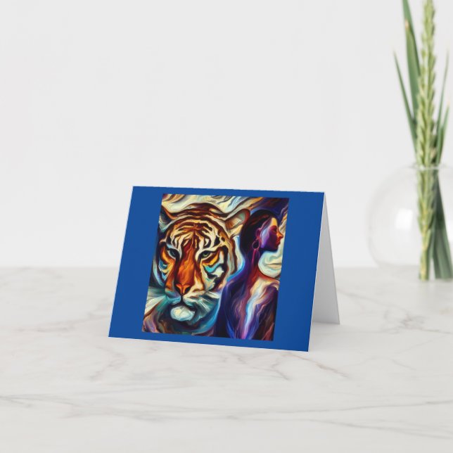 Spirit Animal Tiger 3 Card (Front)