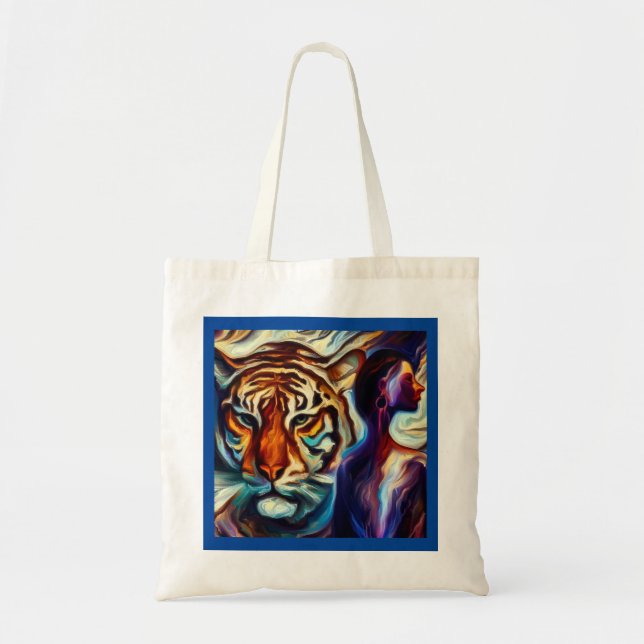 Spirit Animal Tiger 3 Tote Bag (Front)