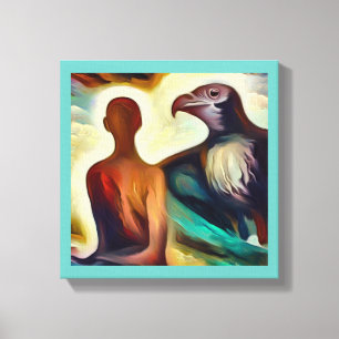 Spirit Animal Vulture 2 Canvas Print