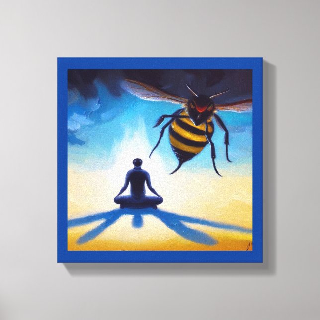 Spirit Animal Wasp 3 Canvas Print (Front)