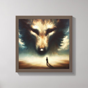 Spirit Animal Wolf 1 Canvas Print
