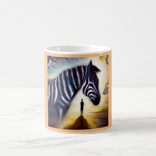 Spirit Animal Zebra 1 Coffee Mug (Center)