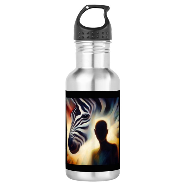 Spirit Animal Zebra 2 532 Ml Water Bottle (Front)