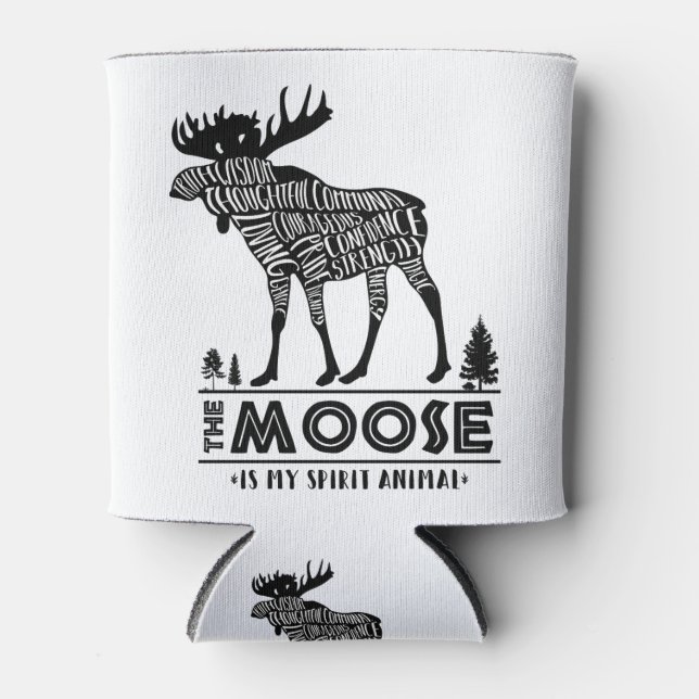 Spirit Animals: The Moose | Can Cooler (Front)