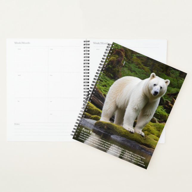 Spirit Bear Calendar Planner (Display)